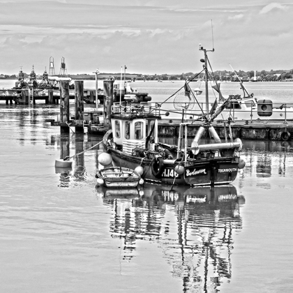 Picture of BOAT IN BLACK AND WHITE I