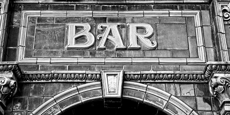 Picture of BAR IN BLACK AND WHITE