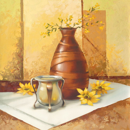 Picture of STILL-LIFE WITH SUNFLOWERS