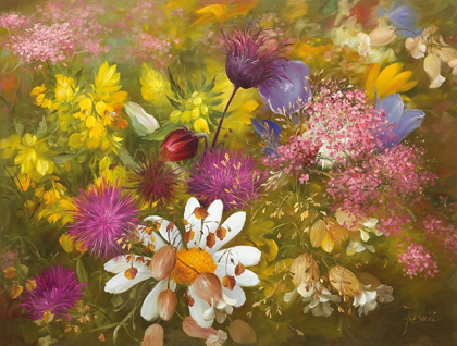 Picture of POTPOURRI OF FLOWERS II