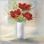 Picture of RED FLOWERS I