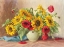 Picture of POPPIES AND SUNFLOWERS
