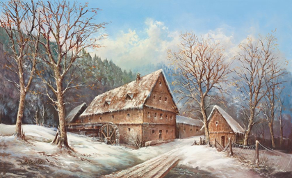 Picture of ROMANTIC MILL IN WINTER