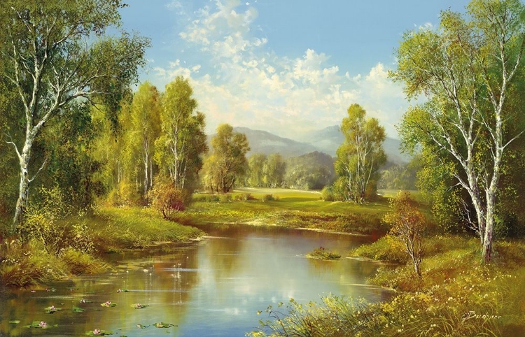 Picture of A RIVER LANDSCAPE