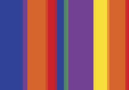 Picture of BRIGHT STRIPES VI