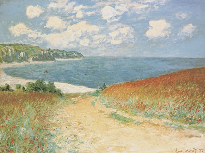 Picture of CHEMIN DANS LES BLÃ©S Ã  POURVILLE, 1882