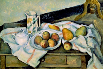 Picture of STILL LIFE OF PEACHES AND PEARS