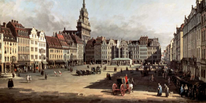 Picture of DRESDEN, THE OLD MARKET FROM CASTLE STREET