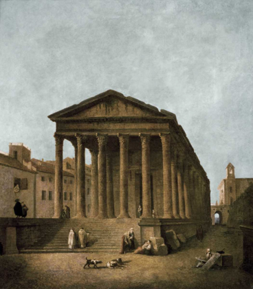 Picture of TEMPLE OF AUGUSTUS IN NIMES, 1783