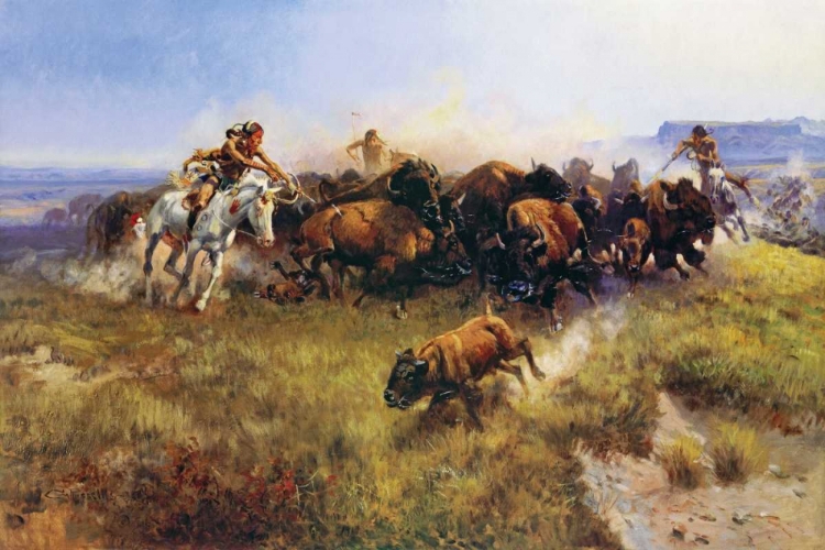 Picture of THE BUFFALO HUNT