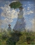 Picture of WOMAN WITH A PARASOL - MADAME MONET AND HER SON