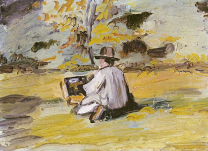 Picture of A PAINTER AT WORK
