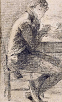 Picture of PORTRAIT OF AN ARTIST SKETCHING
