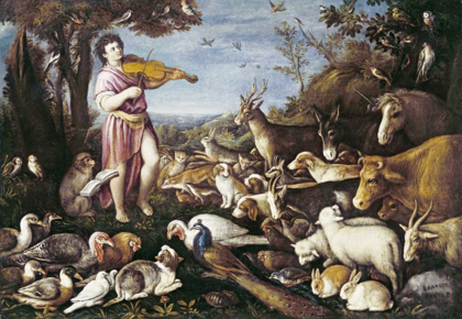 Picture of ORPHEUS CHARMING THE ANIMALS