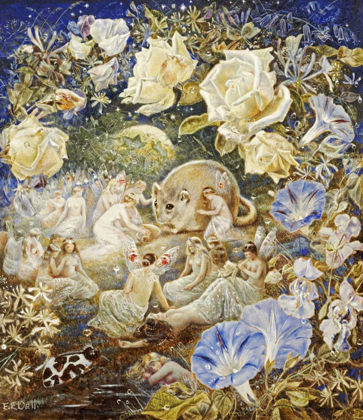 Picture of FAIRIES AND A FIELD MOUSE