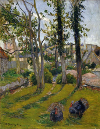 Picture of LES DINDONS - PONT AVEN LANDSCAPE, 1888