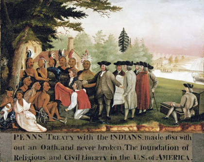 Picture of PENNS TREATY WITH THE INDIANS