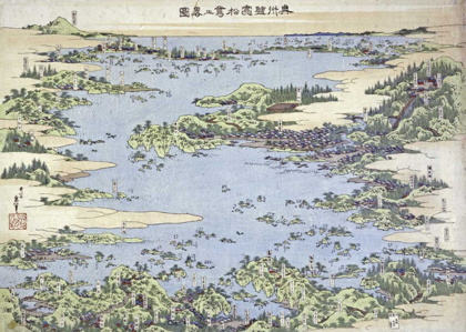 Picture of MAP OF SHIOGAMA AND MATSUSHIMA IN OSHU