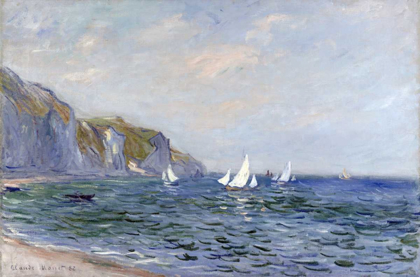Picture of CLIFFS AND SAILBOATS AT POURVILLE