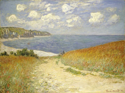 Picture of PATH THROUGH THE WHEAT FIELDS AT POURVILLE, 1882
