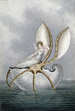 Picture of A FAIRY RESTING ON A SHELL
