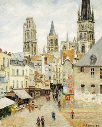 Picture of RUE DE LEPICERIE IN ROUEN ON A GRAY MORNING