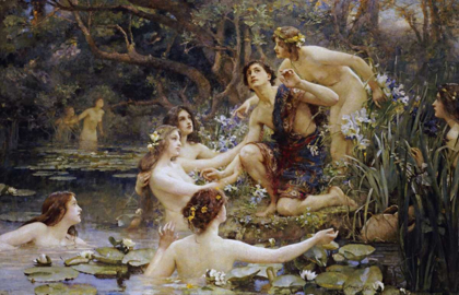 Picture of HYLAS AND THE WATER NYMPHS