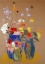 Picture of THREE VASES OF FLOWERS