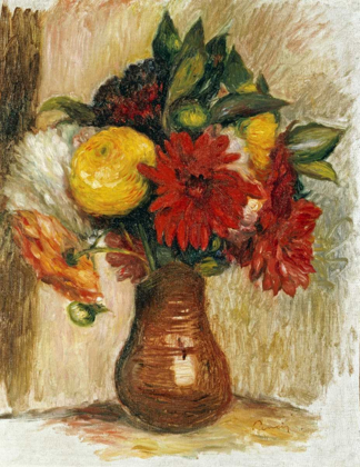 Picture of BOUQUET DE FLEURS AU PICHET DE TERRE