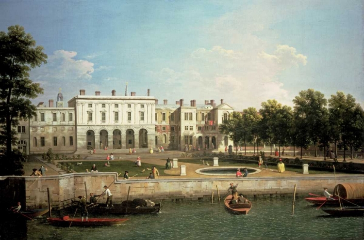 Picture of OLD SOMERSET HOUSE FROM THE RIVER THAMES, LONDON