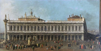Picture of THE LIBRARY AND THE PIAZETTA, VENICE