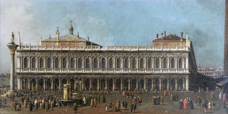 Picture of THE LIBRARY AND THE PIAZETTA, VENICE