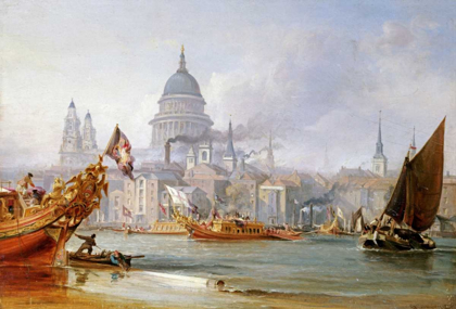Picture of A VIEW OF SAINT PAULS FROM THE THAMES