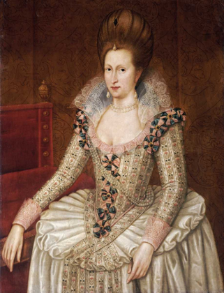 Picture of PORTRAIT OF QUEEN ANNE OF DENMARK