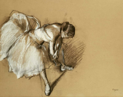 Picture of DANCER ADJUSTING HER SHOE