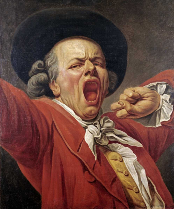Picture of SELF-PORTRAIT AS A YAWNING MAN