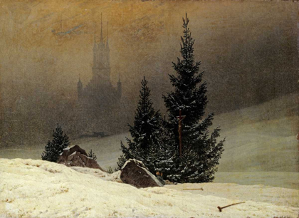 Picture of WINTER LANDSCAPE WITH A CHURCH
