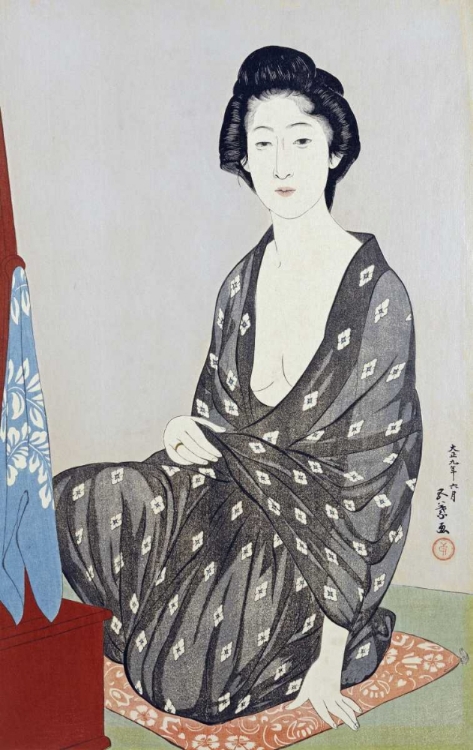 Picture of A BEAUTY IN A BLACK KIMONO