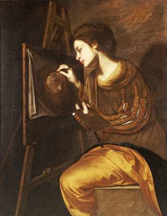 Picture of A FEMALE ARTIST PAINTING THE IMAGE OF THE SUDARIUM