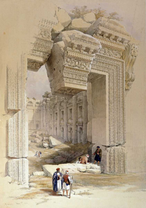 Picture of THE DOORWAY OF THE TEMPLE OF BACCHUS