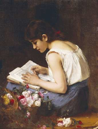 Picture of A GIRL READING