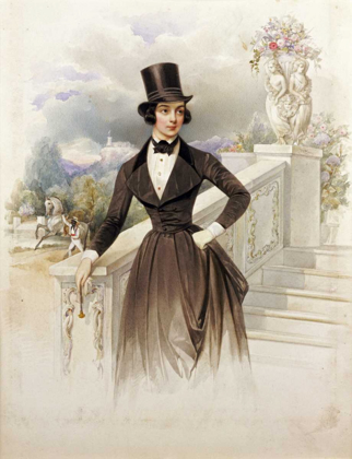 Picture of LADY IN RIDING HABIT