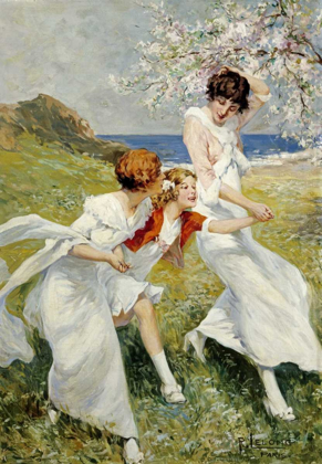 Picture of A SPRING DAY BY THE SEASHORE