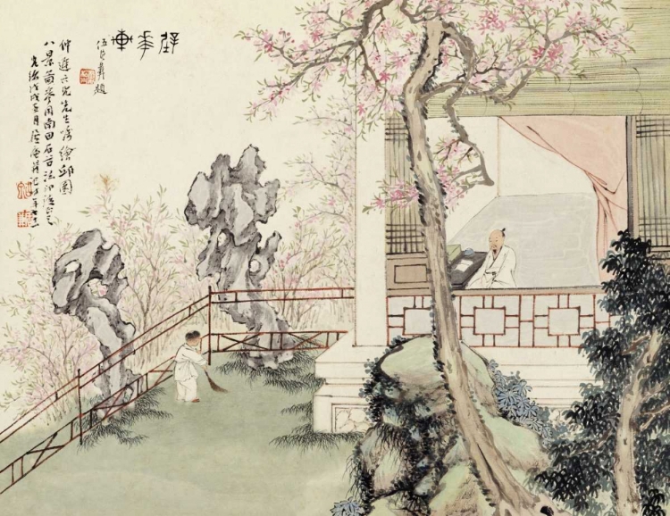 Picture of EIGHT VIEWS OF QIU GARDEN