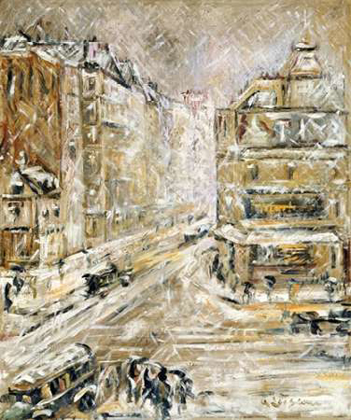 Picture of RUE DE CLIGNACOURT IN THE SNOW