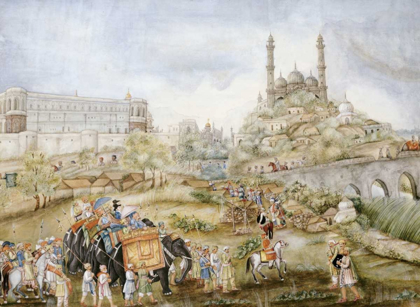 Picture of A HUNTING PROCESSION