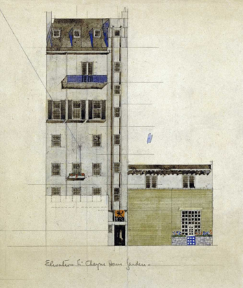 Picture of LONDON, ELEVATION OF PROPOSED STUDIO, 1920