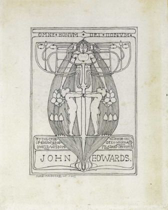 Picture of DESIGN FOR A BOOKPLATE, 1896