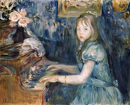 Picture of LUCIE LEON AT THE PIANO