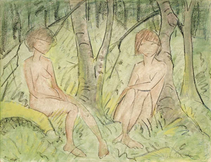 Picture of TWO WOMEN IN THE FOREST